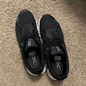 On cloud black and white